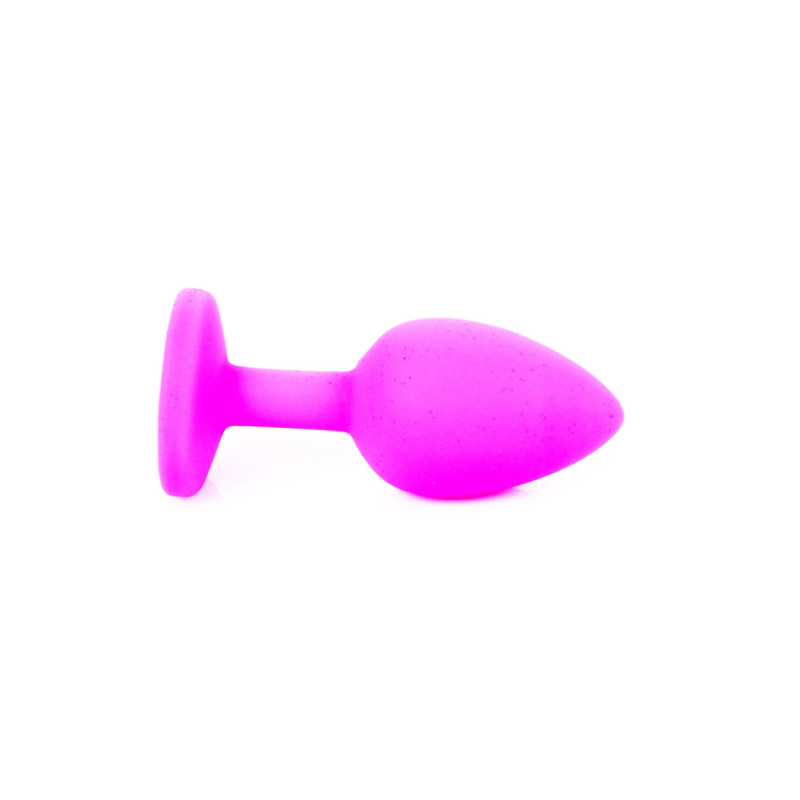 Анальная пробка B - Series HeavyFun Classic Jewellery Silicone Pink Plug, диаметр 2,7 см, длина 7 см, Blue