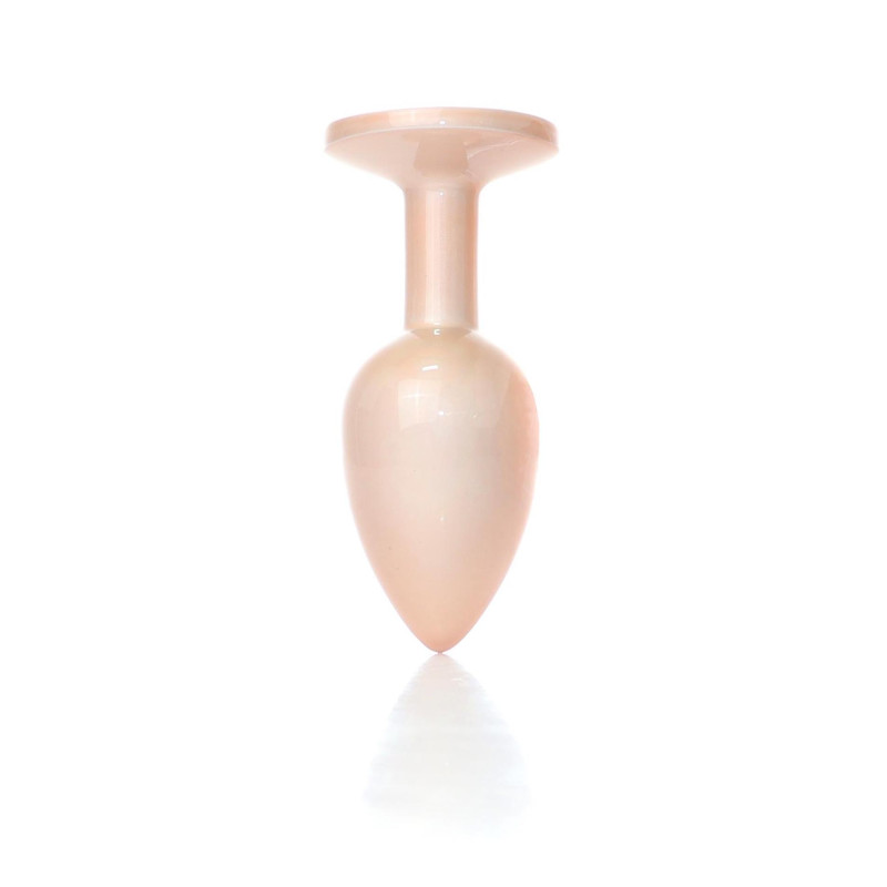 Анальная пробка B - Series HeavyFun Pearl Classic Jewellery Gold Plug Clear S