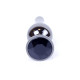 Анальна пробка B - Series HeavyFun Long Jewellery Dark Silver Plug, діаметр 3 см, довжина 9,5 см, Black