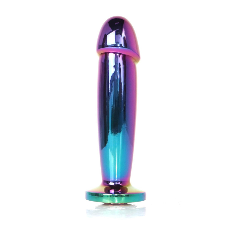 Анальна пробка B - Series HeavyFun Penis Jewellery Multicolour Plug Clear M