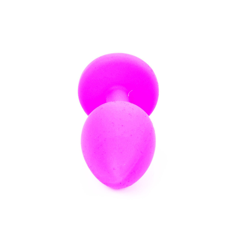 Анальная пробка B - Series HeavyFun Classic Jewellery Silicone Pink Plug, диаметр 2,7 см, длина 7 см, Blue