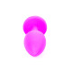Анальная пробка B - Series HeavyFun Classic Jewellery Silicone Pink Plug, диаметр 2,7 см, длина 7 см, Blue