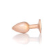 Анальная пробка B - Series HeavyFun Pearl Classic Jewellery Gold Plug Clear S