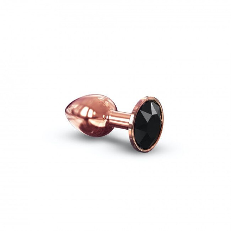 Металева анальна пробка із прикрасою у вигляді кристала Marc Dorcel - Diamond Plug S