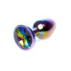 Анальна пробка B - Series HeavyFun Classic Jewellery Multicolour Plug, діаметр 2,7 см, довжина 7 см, Clear
