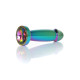 Анальна пробка B - Series HeavyFun Penis Jewellery Multicolour Plug Clear S