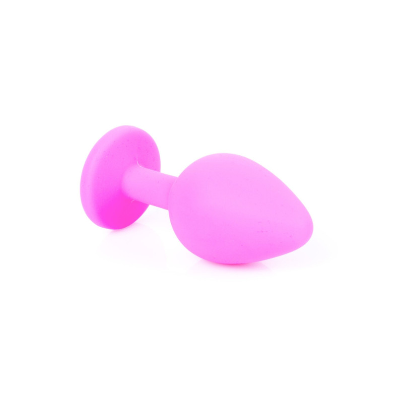 Анальна пробка B - Series HeavyFun Classic Jewellery Silicone Pink Plug, діаметр 3,5 см, довжина 8 см, Blue