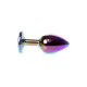 Анальна пробка B - Series HeavyFun Classic Jewellery Multicolour Plug, діаметр 2,7 см, довжина 7 см, Clear