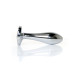 Анальна пробка B - Series HeavyFun Bullet Jewellery Silver Plug, діаметр 2 см, довжина 7,7 см, Clear