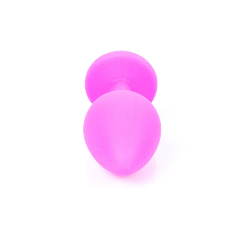 Анальна пробка B - Series HeavyFun Classic Jewellery Silicone Pink Plug, діаметр 3,5 см, довжина 8 см, Blue