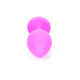 Анальна пробка B - Series HeavyFun Classic Jewellery Silicone Pink Plug, діаметр 3,5 см, довжина 8 см, Blue