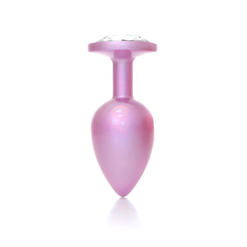 Анальна пробка B - Series HeavyFun Pearl Classic Jewellery Pink Plug Clear L