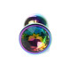 Анальна пробка B - Series HeavyFun Classic Jewellery Multicolour Plug, діаметр 2,7 см, довжина 7 см, Clear