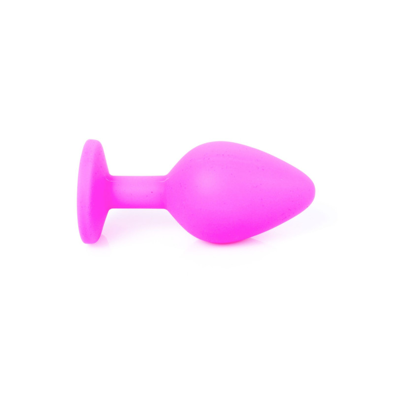 Анальна пробка B - Series HeavyFun Classic Jewellery Silicone Pink Plug, діаметр 3,5 см, довжина 8 см, Blue