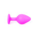 Анальна пробка B - Series HeavyFun Classic Jewellery Silicone Pink Plug, діаметр 3,5 см, довжина 8 см, Blue