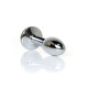 Анальна пробка B - Series HeavyFun Bullet Jewellery Silver Plug, діаметр 2 см, довжина 7,7 см, Clear