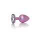 Анальна пробка B - Series HeavyFun Pearl Classic Jewellery Pink Plug Clear L