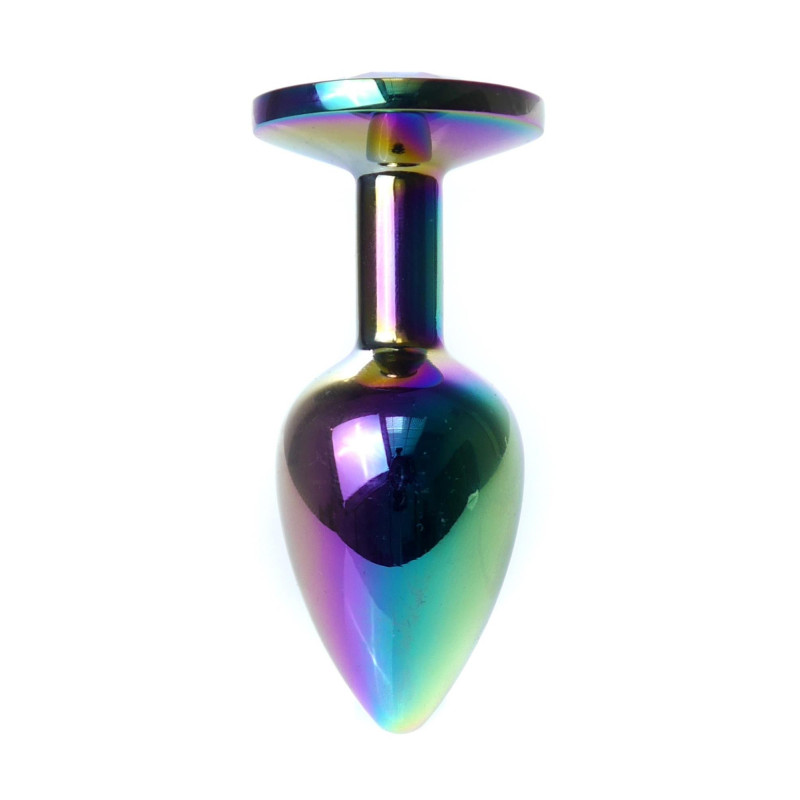 Анальна пробка B - Series HeavyFun Classic Jewellery Multicolour Plug, діаметр 2,7 см, довжина 7 см, Clear