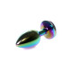 Анальна пробка B - Series HeavyFun Classic Jewellery Multicolour Plug, діаметр 2,7 см, довжина 7 см, Clear