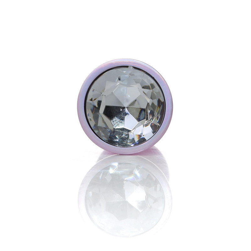 Анальна пробка B - Series HeavyFun Pearl Classic Jewellery Pink Plug Clear L