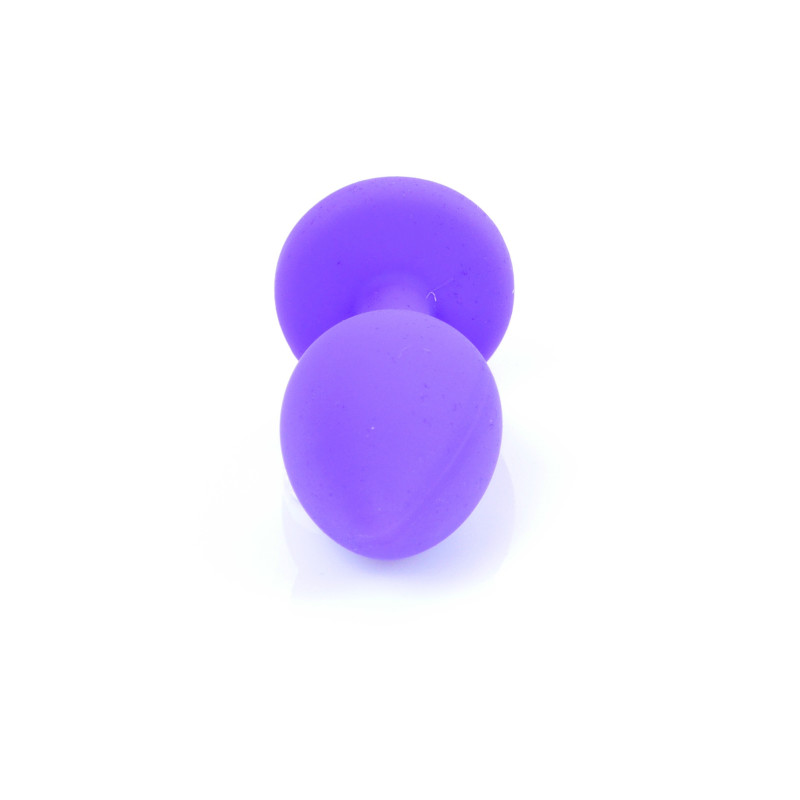 Анальна пробка B - Series HeavyFun Classic Jewellery Silicone Purple Plug , діаметр 2,7 см, довжина 7 см, Red