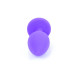 Анальна пробка B - Series HeavyFun Classic Jewellery Silicone Purple Plug , діаметр 2,7 см, довжина 7 см, Red