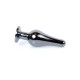 Анальна пробка B - Series HeavyFun Long Jewellery Dark Silver Plug, діаметр 3 см, довжина 9,5 см, Green