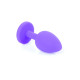 Анальна пробка B - Series HeavyFun Classic Jewellery Silicone Purple Plug , діаметр 2,7 см, довжина 7 см, Red