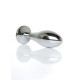 Анальна пробка B - Series HeavyFun Bullet Jewellery Silver Plug, діаметр 2,8 см, довжина 9,2 см, Pink
