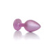 Анальна пробка B - Series HeavyFun Pearl Classic Jewellery Pink Plug Clear M