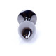 Анальна пробка B - Series HeavyFun Classic Jewellery Dark Silver Plug, діаметр 2,7 см, довжина 7 см, Pink