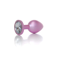 Анальная пробка B - Series HeavyFun Pearl Classic Jewellery Pink Plug Clear M