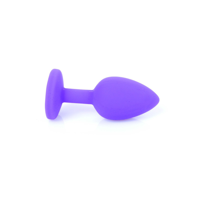 Анальна пробка B - Series HeavyFun Classic Jewellery Silicone Purple Plug , діаметр 2,7 см, довжина 7 см, Red