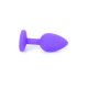Анальна пробка B - Series HeavyFun Classic Jewellery Silicone Purple Plug , діаметр 2,7 см, довжина 7 см, Red