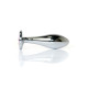 Анальна пробка B - Series HeavyFun Bullet Jewellery Silver Plug, діаметр 2,8 см, довжина 9,2 см, Pink