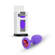 Анальна пробка B - Series HeavyFun Classic Jewellery Silicone Purple Plug , діаметр 2,7 см, довжина 7 см, Red
