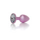 Анальная пробка B - Series HeavyFun Pearl Classic Jewellery Pink Plug Clear S
