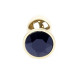 Анальна пробка B - Series HeavyFun Classic Jewellery Gold Plug, діаметр 2,7 см, довжина 7 см, Black