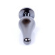 Анальна пробка B - Series HeavyFun Long Jewellery Dark Silver Plug, діаметр 3 см, довжина 9,5 см, Pink