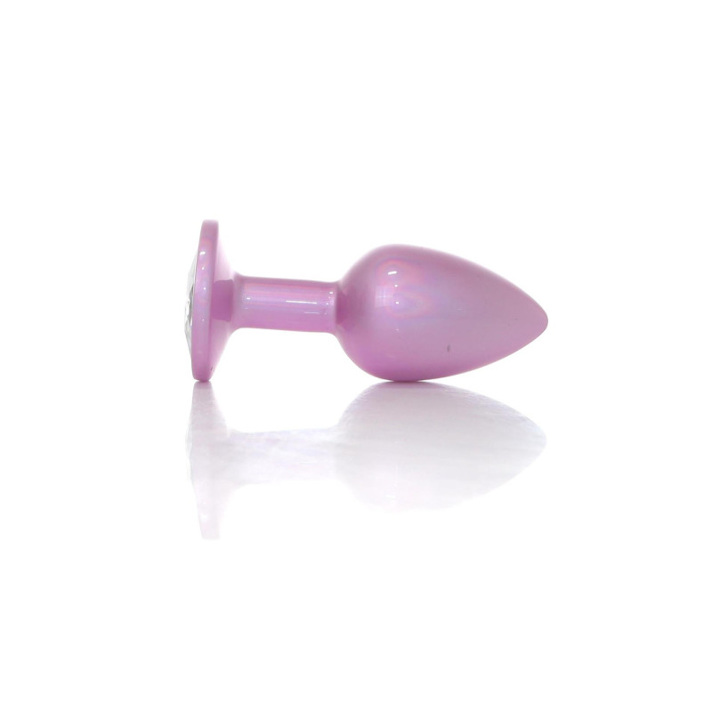 Анальная пробка B - Series HeavyFun Pearl Classic Jewellery Pink Plug Clear S