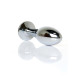 Анальна пробка B - Series HeavyFun Bullet Jewellery Silver Plug, діаметр 3,2 см, довжина 10,5 см, Light Blue