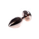 Анальная пробка B – Series HeavyFun Classic Jewellery Red Gold Plug, диаметр 2,7 см, длина 7 см, Clear