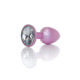 Анальная пробка B - Series HeavyFun Pearl Classic Jewellery Pink Plug Clear S