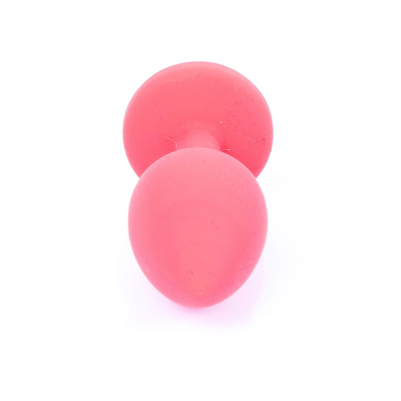 Анальная пробка B - Series HeavyFun Classic Jewellery Silicone Red Plug, диаметр 2,7 см, длина 7 см, Dark Blue