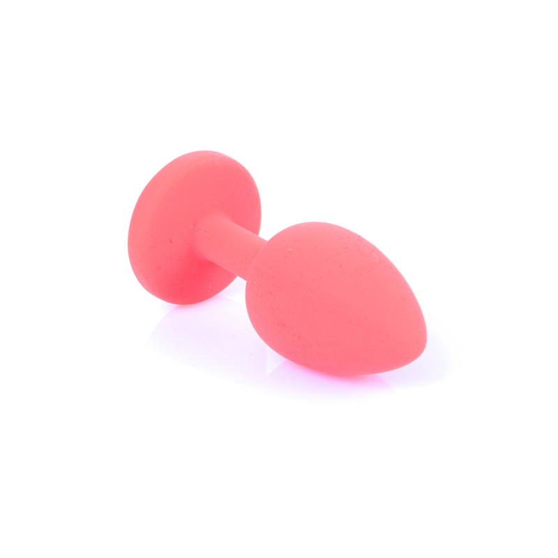 Анальная пробка B - Series HeavyFun Classic Jewellery Silicone Red Plug, диаметр 2,7 см, длина 7 см, Dark Blue