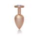 Анальная пробка B - Series HeavyFun Pearl Heart Jewellery Gold Plug Clear L