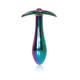 Анальна пробка B - Series HeavyFun Bullet Jewellery Multicolour Plug, діаметр 2 см, довжина 7,7 см, Red