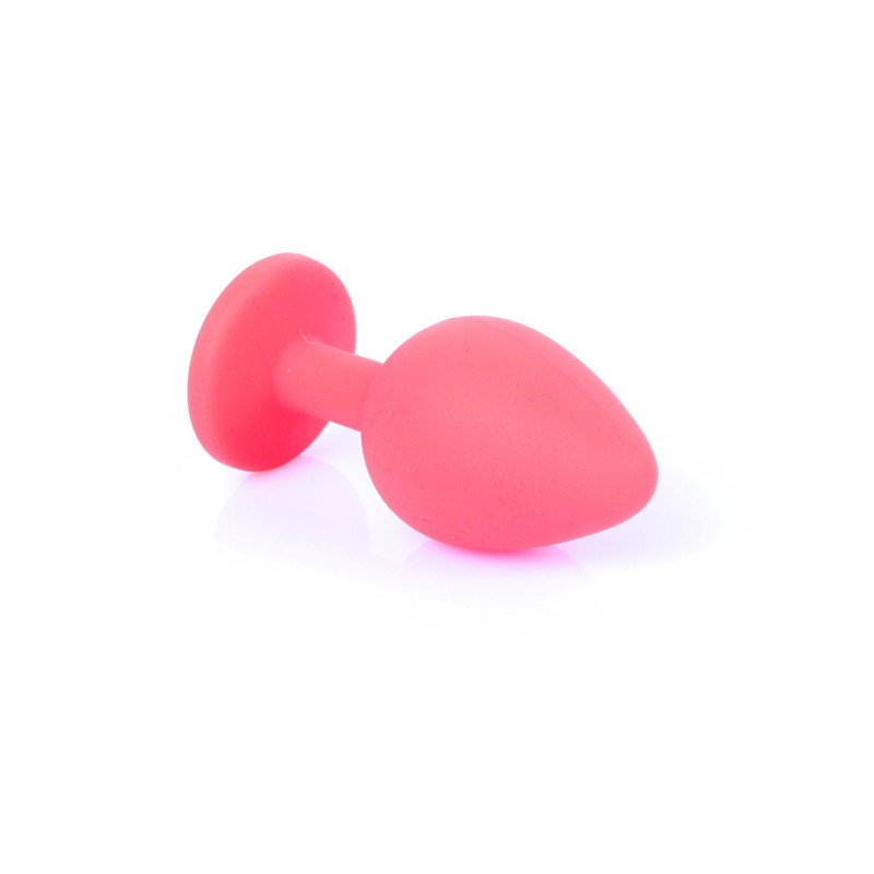 Анальная пробка B - Series HeavyFun Classic Jewellery Silicone Red Plug, диаметр 3,5 см, длина 8 см, Dark Blue