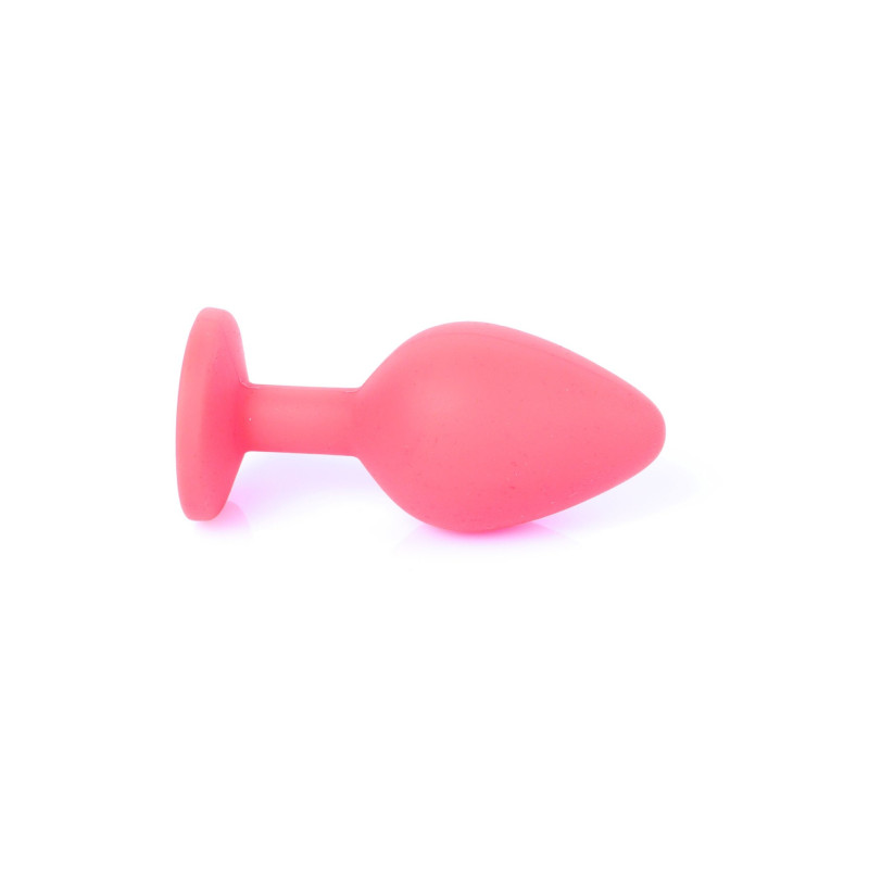 Анальная пробка B - Series HeavyFun Classic Jewellery Silicone Red Plug, диаметр 3,5 см, длина 8 см, Dark Blue