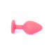 Анальная пробка B - Series HeavyFun Classic Jewellery Silicone Red Plug, диаметр 3,5 см, длина 8 см, Dark Blue